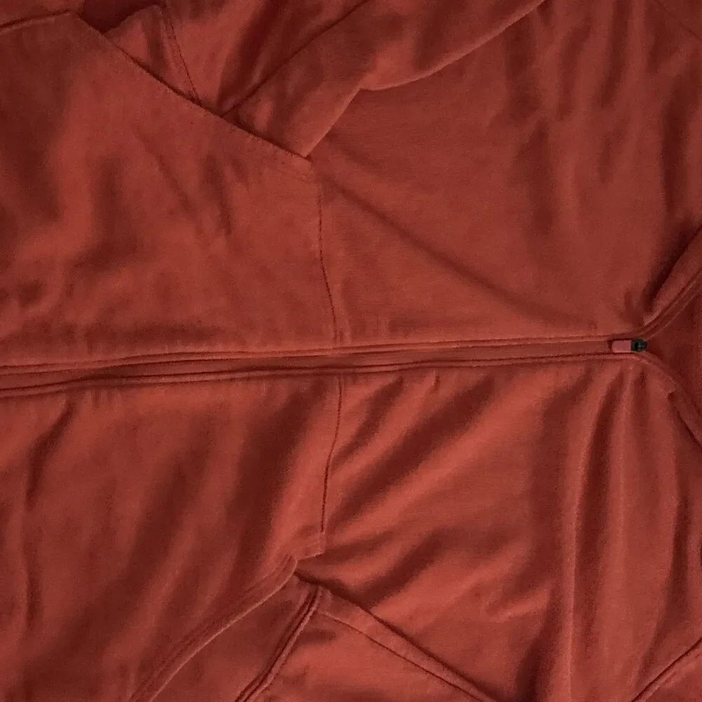 Banana Republic Men's Sweater HUddie Size XL  Orange free Shipping Used